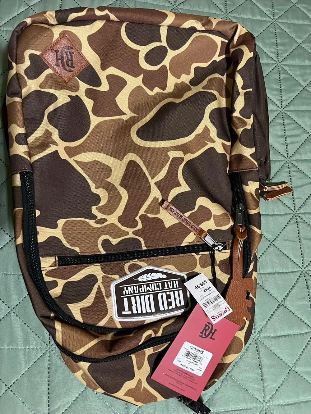 Brown Camo Backpack